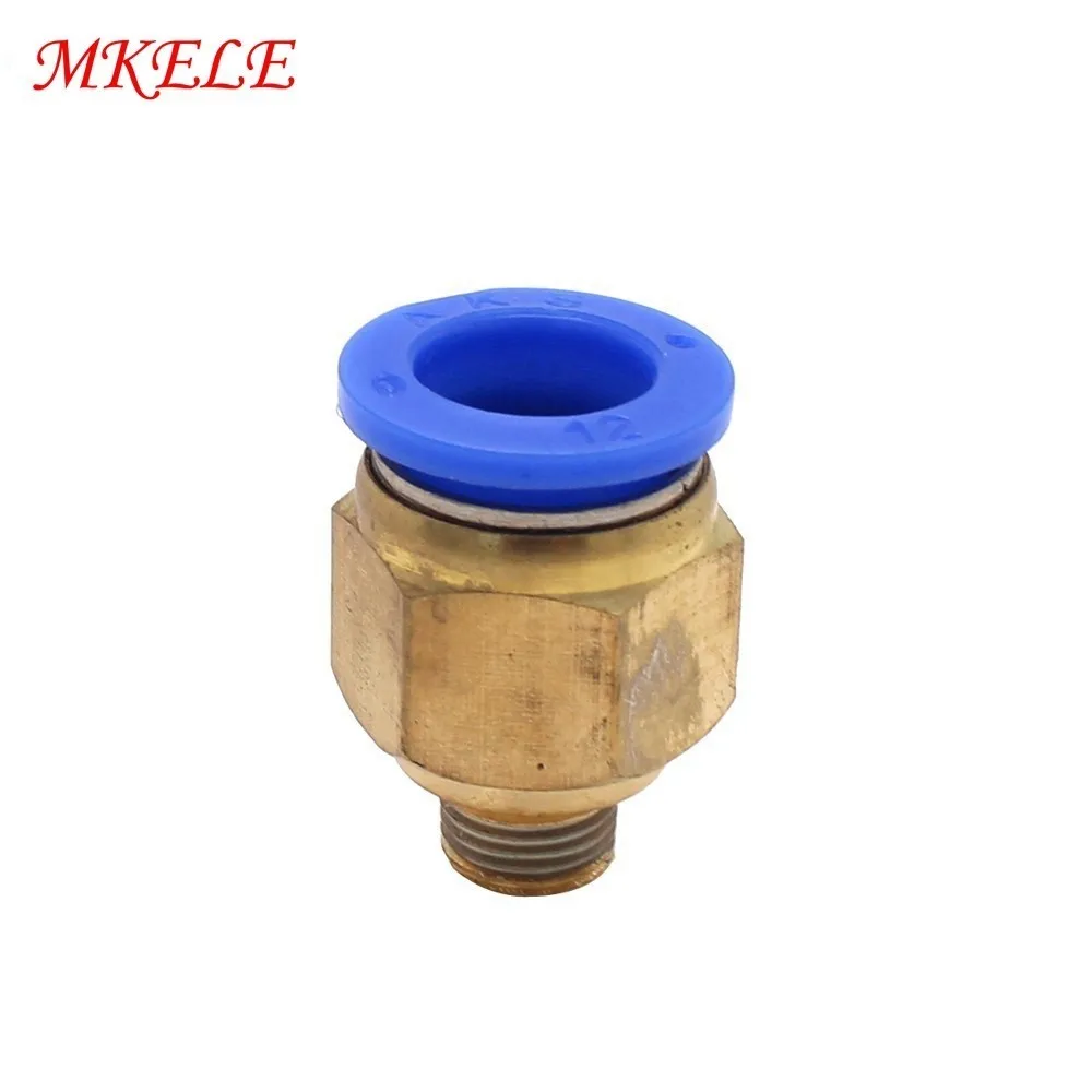 

PC12-01/03 Pneumatic ConnectorAir Connectors PC12mm Male Thread Straight Air Quick Fittings 1pcs For Free Shipping