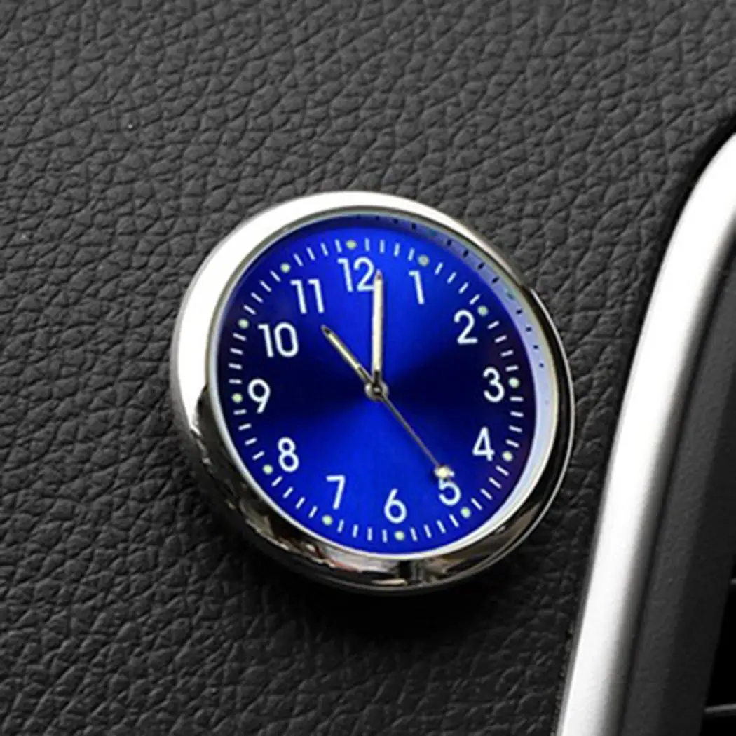 Car Quartz Outlet Clock Aromatherapy Electronic Perfume Gold Air Round Casual Fashion Clock Blue Car Quartz Outlet Clock Aromatherapy Electronic Perfume Gold Air Round Casual Fashion Clock Blue