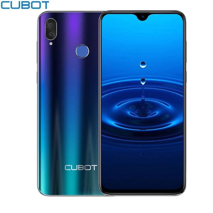 CUBOT R15 6.26 inch 3G Smartphone Android 9.0 MT6580P Quad Core 1.3GHz 2GB RAM 16GB ROM Fingerprint Sensor 3000mAh Mobile Phone
