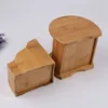 Creative Bamboo Board Remote Control Storage Box Cosmetics Sundries Phone Knife Pen Coffee Table Stand Desktop Board Storage Box 3