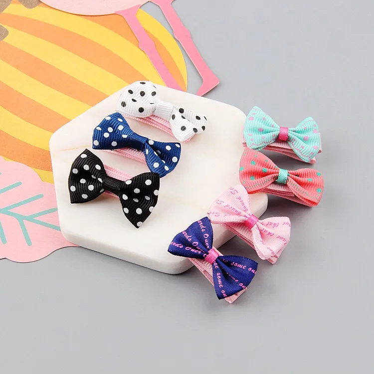 

5Pcs Children Bow Hair Clip Hairpins Accessories Supply 20 Color Baby Girls Newborn Headwear Headwrap Barrettes