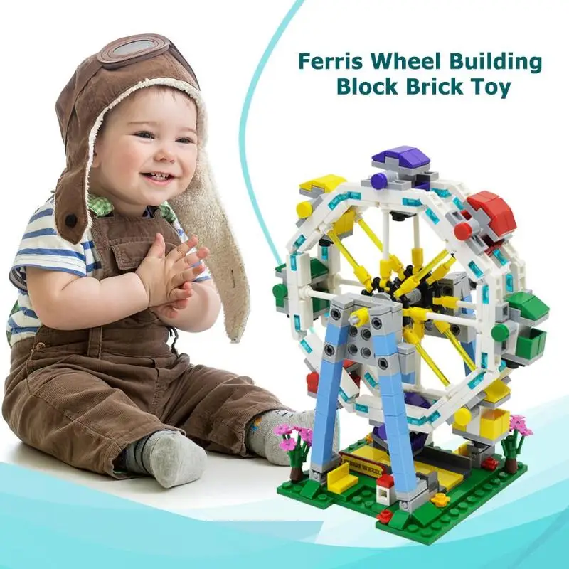 660pcs Mini Street Playground Series Ferris wheel Legoings Building Blocks Kit Toys Kids Birthday Christmas Gifts 660pcs Mini Street Playground Series Ferris wheel Legoings Building Blocks Kit Toys Kids Birthday Christmas Gifts