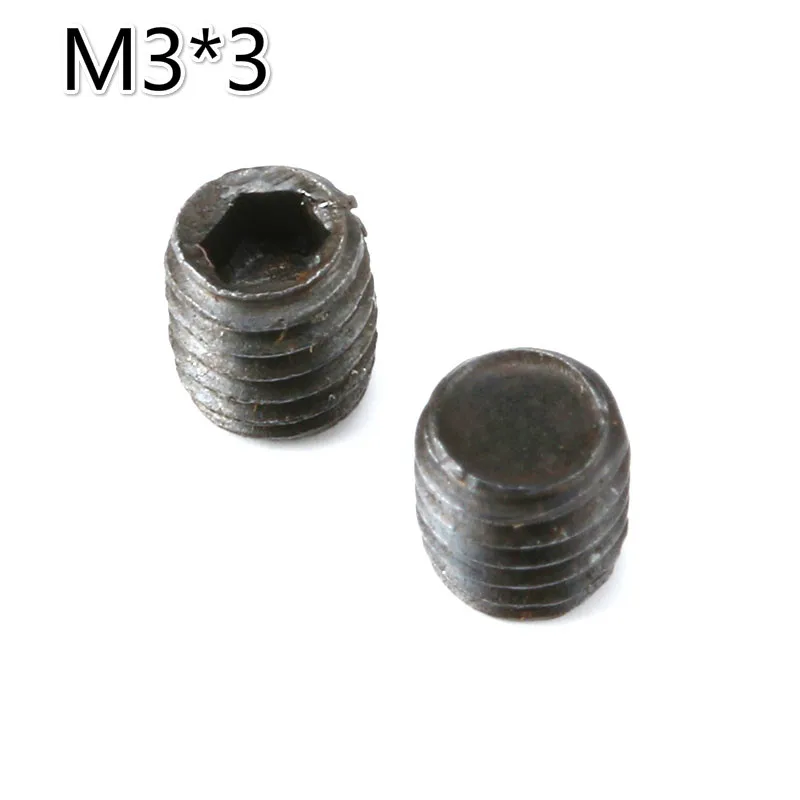 50 шт./лот M3* 3 M5* 8 сплав стали класса M5X8 высокая прочность чашки точечный набор grub винт с шестигранной головкой кепки винты болты набор