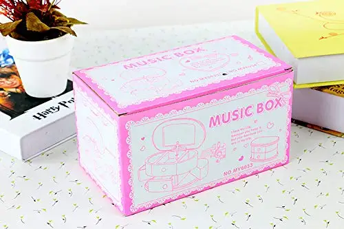 Музыкальная шкатулка детская музыкальная для украшений с рисунком балерины