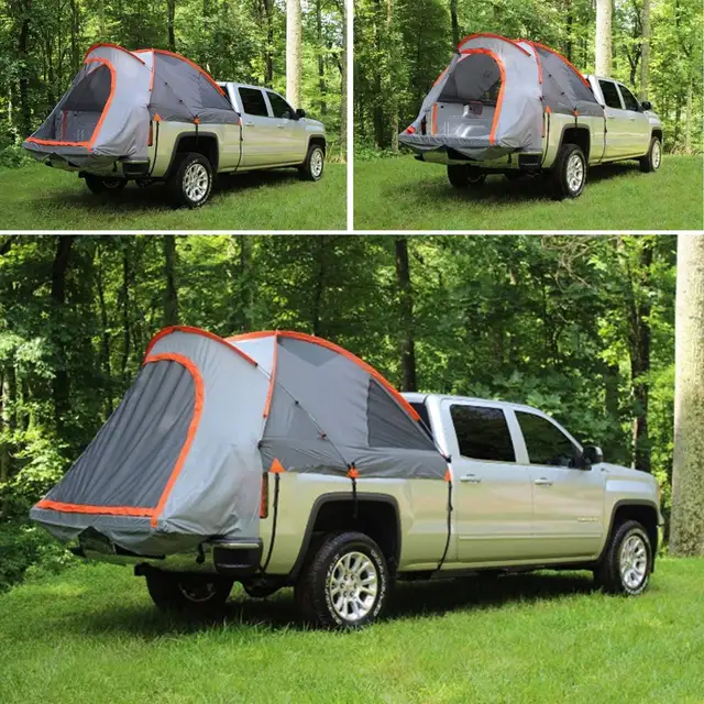 2 People Outdoor Camping Pick Up Truck Bed Tent SUV Waterproof Canopy ...