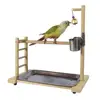 Birdcage Stands Parrot Play Gym Wood Conure Playground Bird Cage Stands Accessories Birdhouse Decor Table Top PlayStand