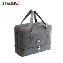 Удобный дизайн для мужчин и женщин сухая и влажная разделительная многофункциональная плотная большой вместимости цветная Водонепроницаемая дорожная сумка