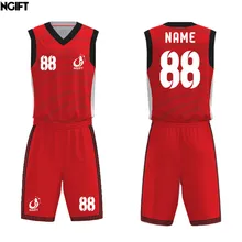 Ngift Custom Sublimation Uniform Customizing Whole Design Basketball Jerseys,any color can be customized team