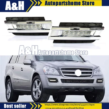 

White LED DRL Daytime Fog Light Run lamp For Mercedes-Benz X164 GL450 06-09 2x