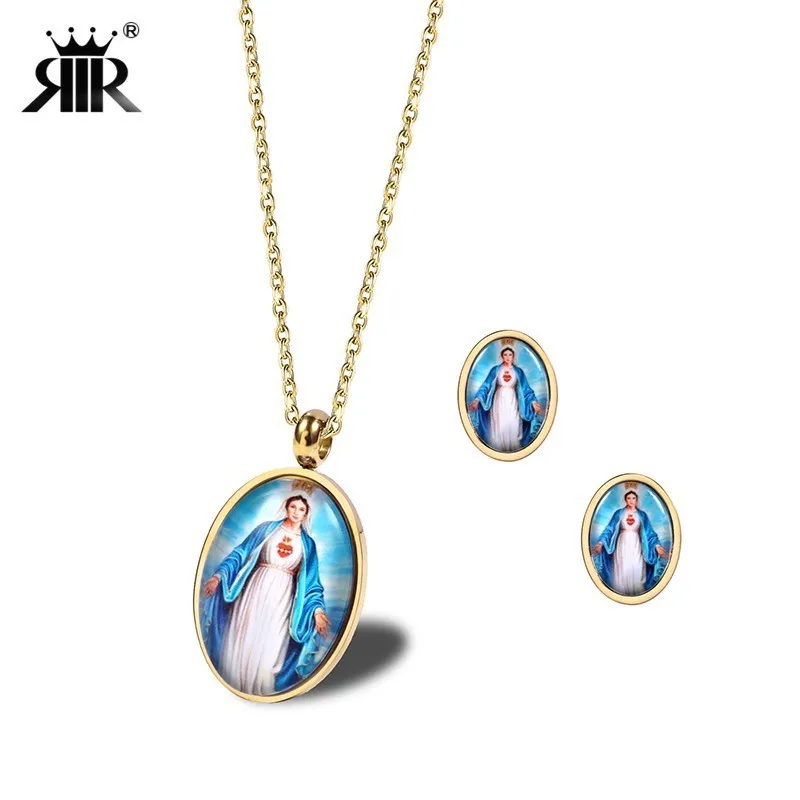 RIR Our Lady Women Goddess Jewelry Wholesale Virgin Mary Pendant