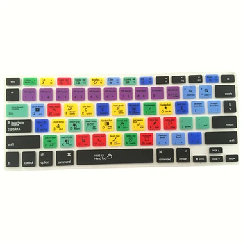 

For Adobe Photoshop Illustrator Shortcut Keyboard Silicone Protection Cover Film Sticker For Macbook Pro Air 13 15 17 Protector