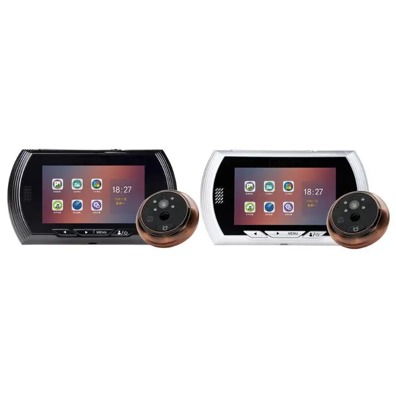 

4.5 inch HD 1080P IPS Screen Digital Doorbell USB/Battery 170 Degree Camera Peephole Door Bell 960*540 Photograph Video Doorbell