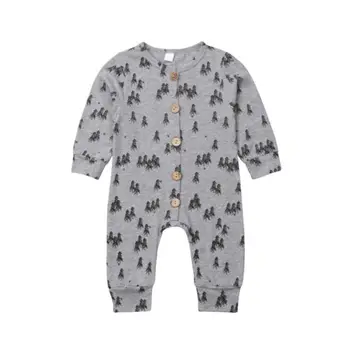

Infant Baby Boy Girl Kids Clothing Long Sleeve Jumpsuit Romper Cute Casual Cotton Clothes Outfit Baby Boys 0-24M