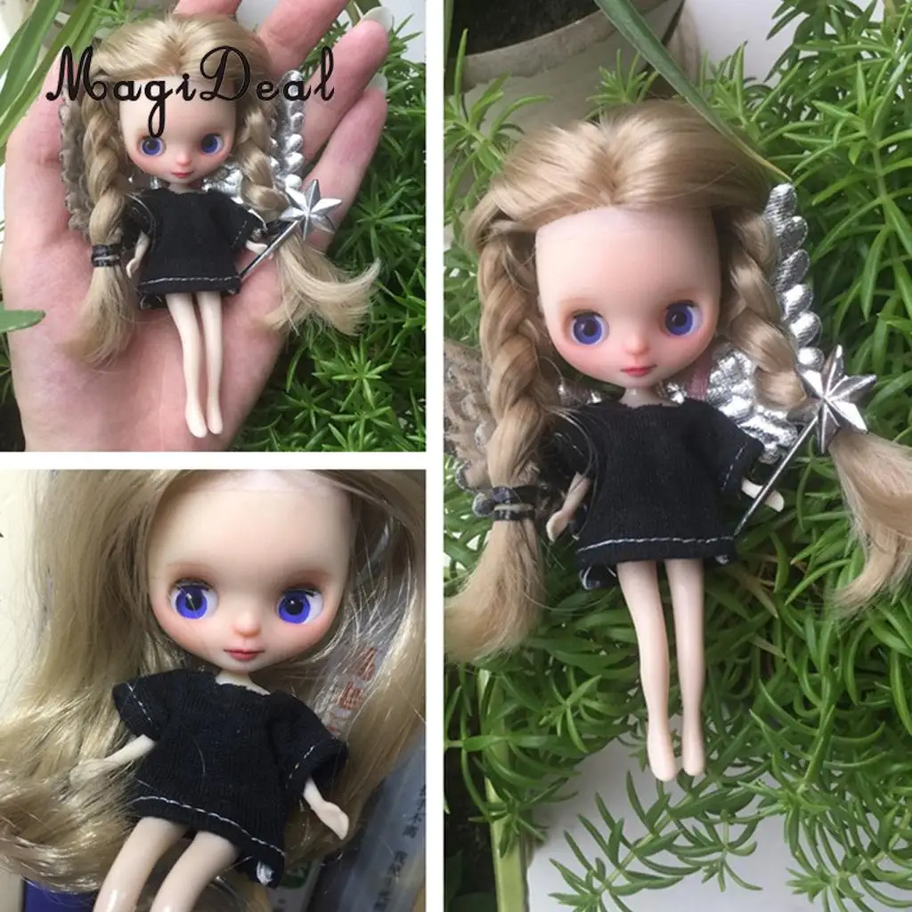 

MagiDeal One Piece Plastic 7.5cm Mini Doll Body for Doll Custom Accessories Children Kids DIY Toy