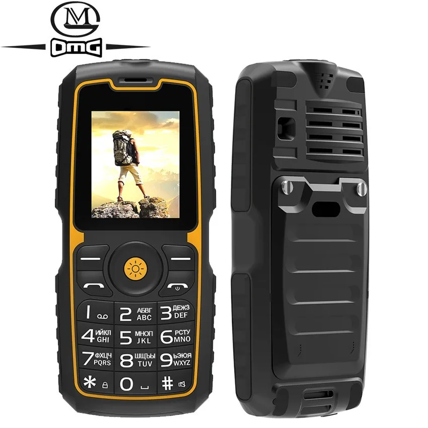 

Russian keyboard rugged shockproof waterproof mobile Phone Unlocked Dual SIM Flashlight MP3 Power Bank cell phones x5000