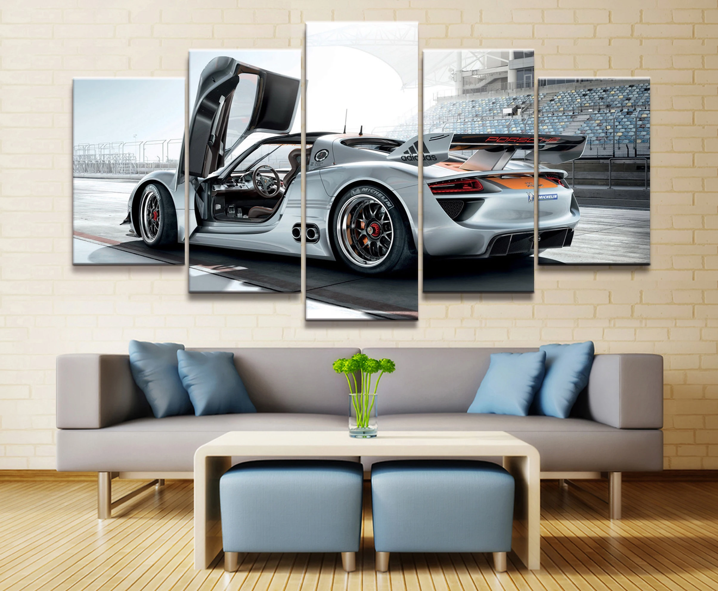 Модульный холст для домашнего декора 5 шт. 918 Rsr супер автомобильный постер