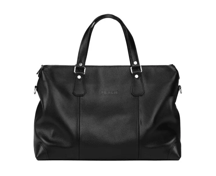 

Genuine Leather Cow Skin Men Large Outdoor Travel Bag Soft Holdall