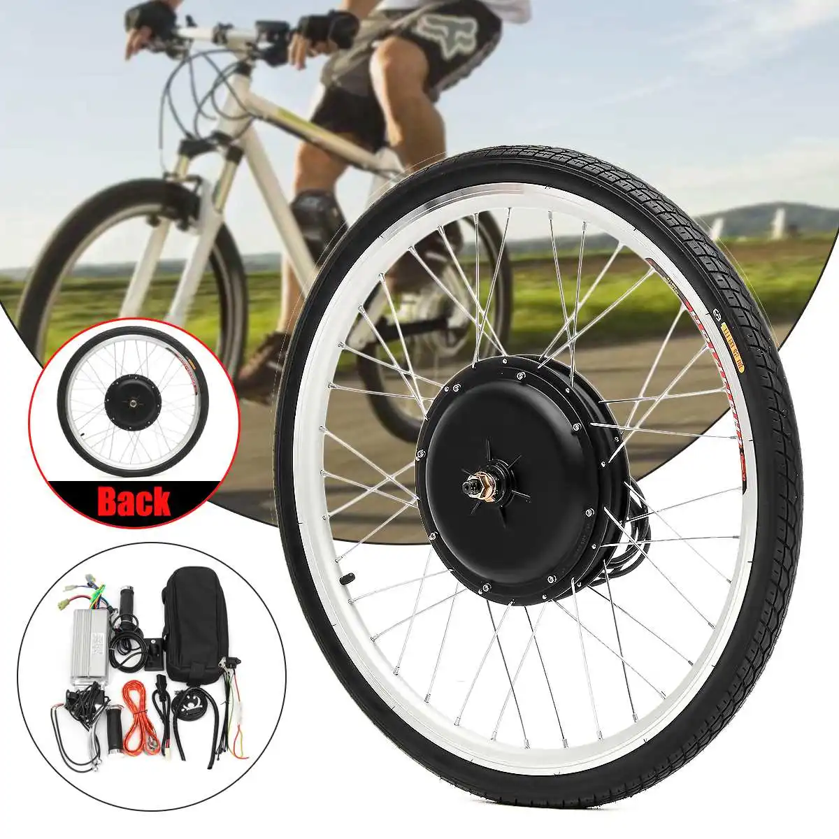

LCD+48V 1000W 26inch Hight Speed Scooter Electric Bicycle Motor Conversion kit