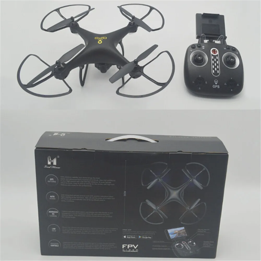 

LH - X25GWF GPS WiFi FPV 4CH RC Drone - 720P HD Camera 2.4GHz Follow Me Altitude Hold Waypoint Point of Interest Quadcopter RTF