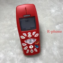 Полностью б/у Мобильный телефон NOKIA 3510i GSM 900/1800 двухдиапазонный разблокированный сотовый телефон и оранжевый