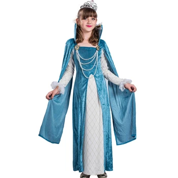 

Girls Elegant Renaissance Queen Costume Child