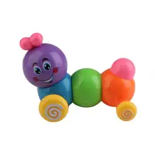 Привлекательный симпатичный милый мультяшный животное заводные игрушки заводные столярные червь Весна Жук движущиеся игрушки для детей подарок для детей