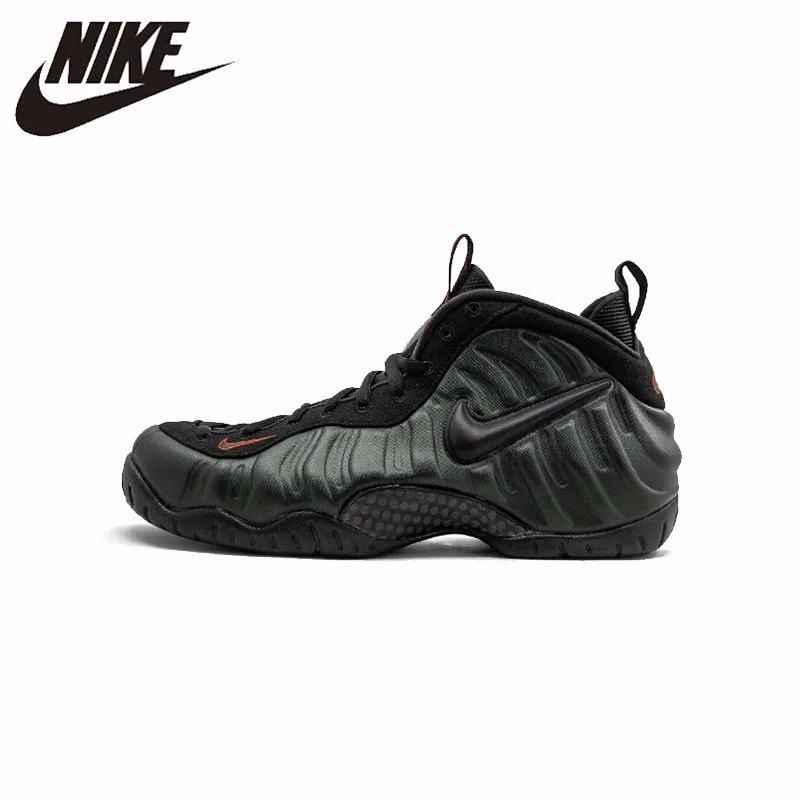 

Nike Air Foamposite Pro New Arrival Original Imioio Blackish Green Army Bubble Running Shoes Comfortable Sneakers#624041-304