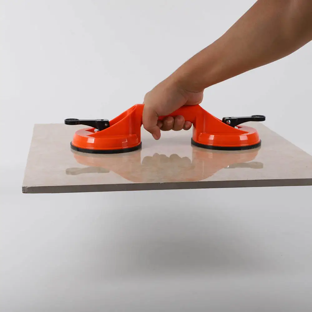 Practical Plastic two jaw glass suction cup tile floor extractor For