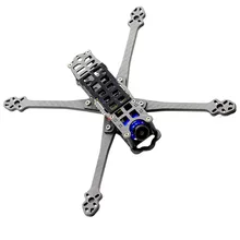 B6FPV системы 265 мм Колесная база 5 Arm 3 К углерода волокно рамки комплект для RC Drone Квадрокоптер, Мультикоптер FPV запасных Запчасти