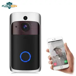 Беспроводной Smart дверные звонки 720 P Разрешение охранных видео домофон Интерком камера телефон приложение проверки обнаружения движения