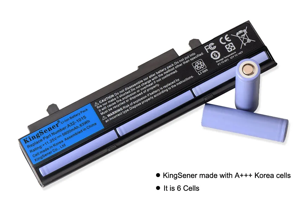 Najtaniej KingSener Korea Cell A32 1015 bateria do laptopa asus Eee PC 1011 1015P 1015PE 1015PW 1016 1016P 1215 1215N 1215P 1215T A31 1015