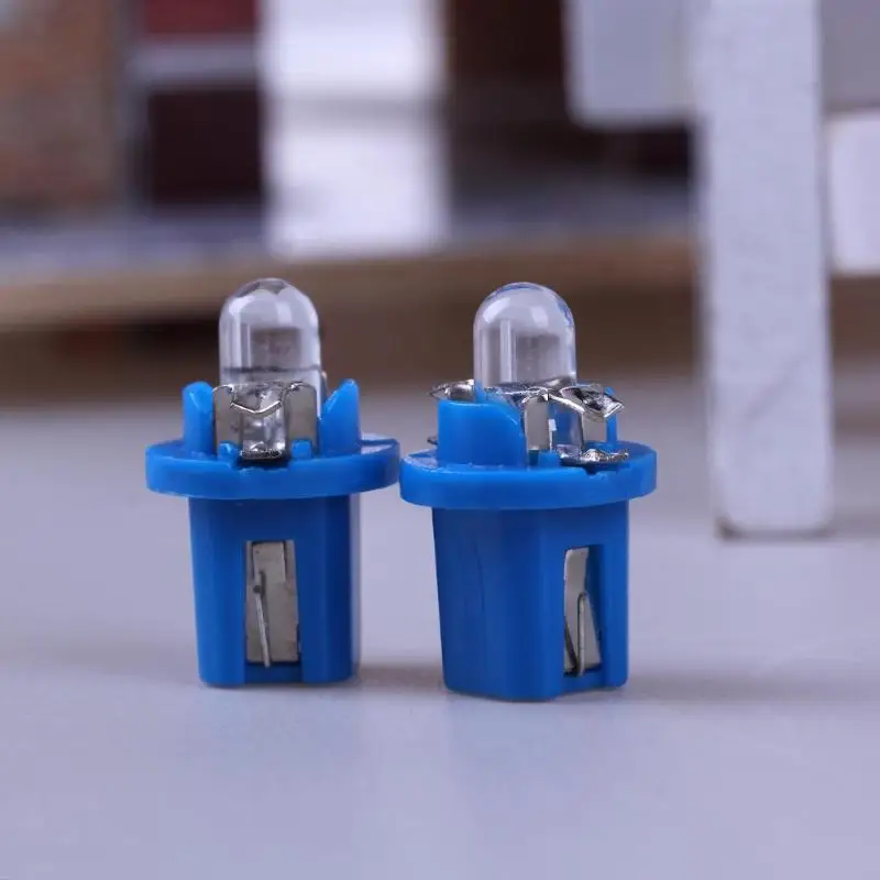 10 шт. T5 B8.5D 5050 SMD СВЕТОДИОДНЫЙ Автомобильный светильник Приборная панель