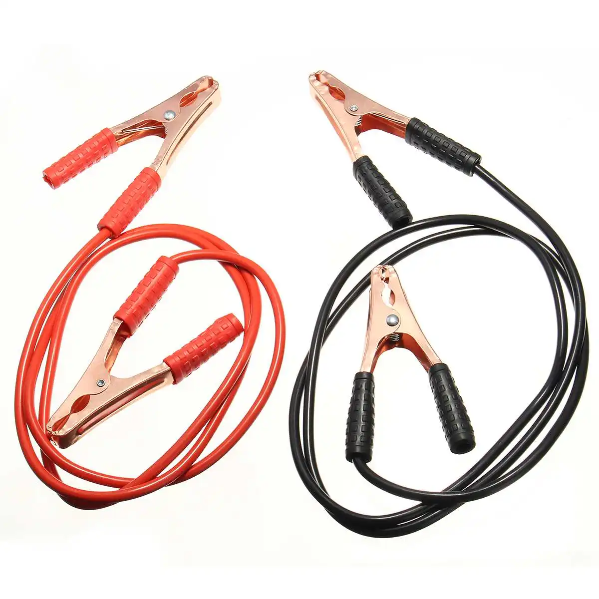 Croak 2 M 500AMP Cable de cobre para coche línea de batería automática Cable de emergencia Clip de Cable de carga de alimentación Cable de arranque negro rojo Croak 2 M 500AMP Cable de cobre para coche línea de batería automática Cable de emergencia Clip de Cable de carga de alimentación Cable de arranque negro rojo
