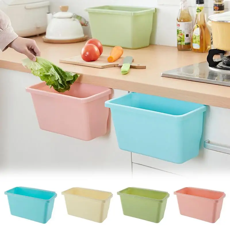 Kitchen Trash Bin Door Hanging Trash Bin Innovative Table Top