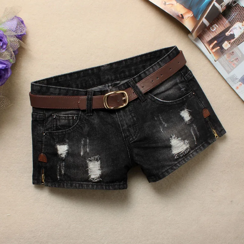 Denim Shorts Women 2019 Fashion Ladies Ripped Hole Low Waist Summer Short Jeans Sexy Mini Shorts For Woman Plus Size 3XL Denim Shorts Women 2019 Fashion Ladies Ripped Hole Low Waist Summer Short Jeans Sexy Mini Shorts For Woman Plus Size 3XL