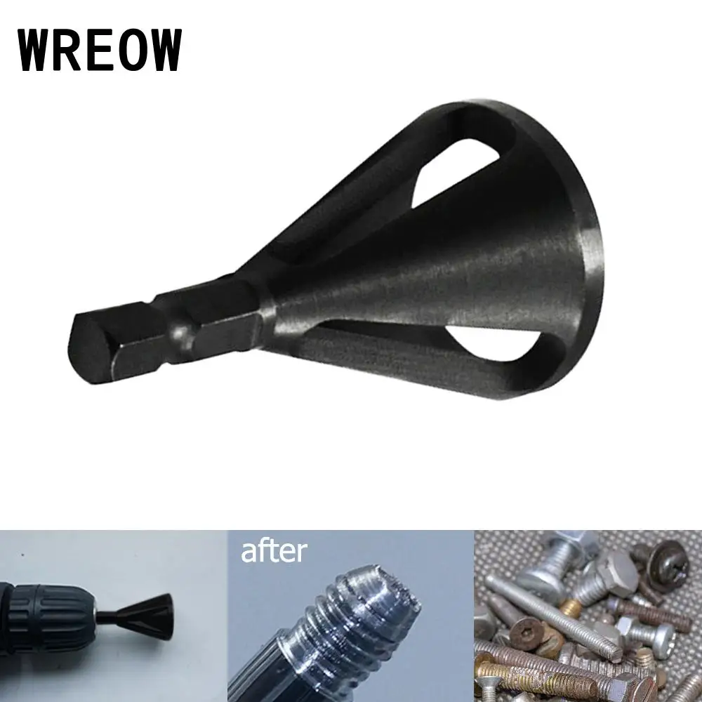 

HSS Deburring External Chamfer Bit Tool Remove Burr Tools Repairs Damaged Bolts Tightens Nuts for All Kinds of Chuck Drill Bit