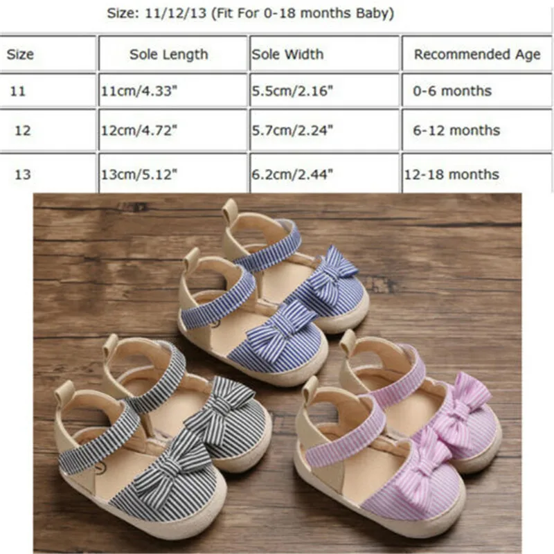 Модные сандалии на мягкой подошве для маленьких девочек; летняя обувь для малышей; сандалии с бантом