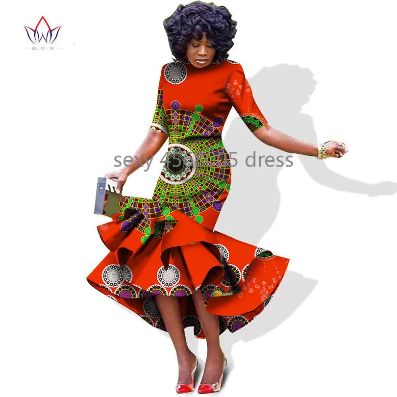 

African dresses for women wax fabric print banquet evening formal maxi plus big size african clothing long dashiki ankara dress