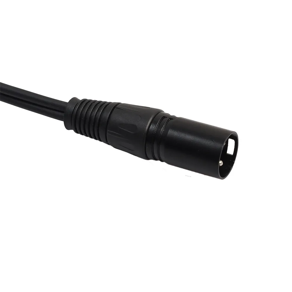 3 контактный XLR штекер для двойной 2 Женский Джек Y splitter микрофон DJ Кабель адаптер 16