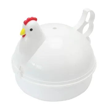 

Hot TOD-Chicken Shaped Plastic miniwave Egg Boiler For 4 Eggs