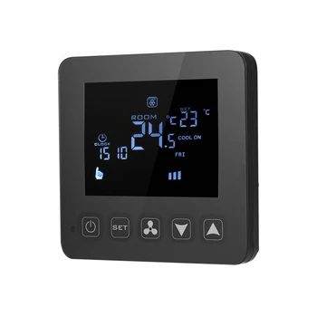 

Programmable Thermostat Air Conditioner Temperature Controller With LCD Touch Screen Air Heating Condition Thermostat
