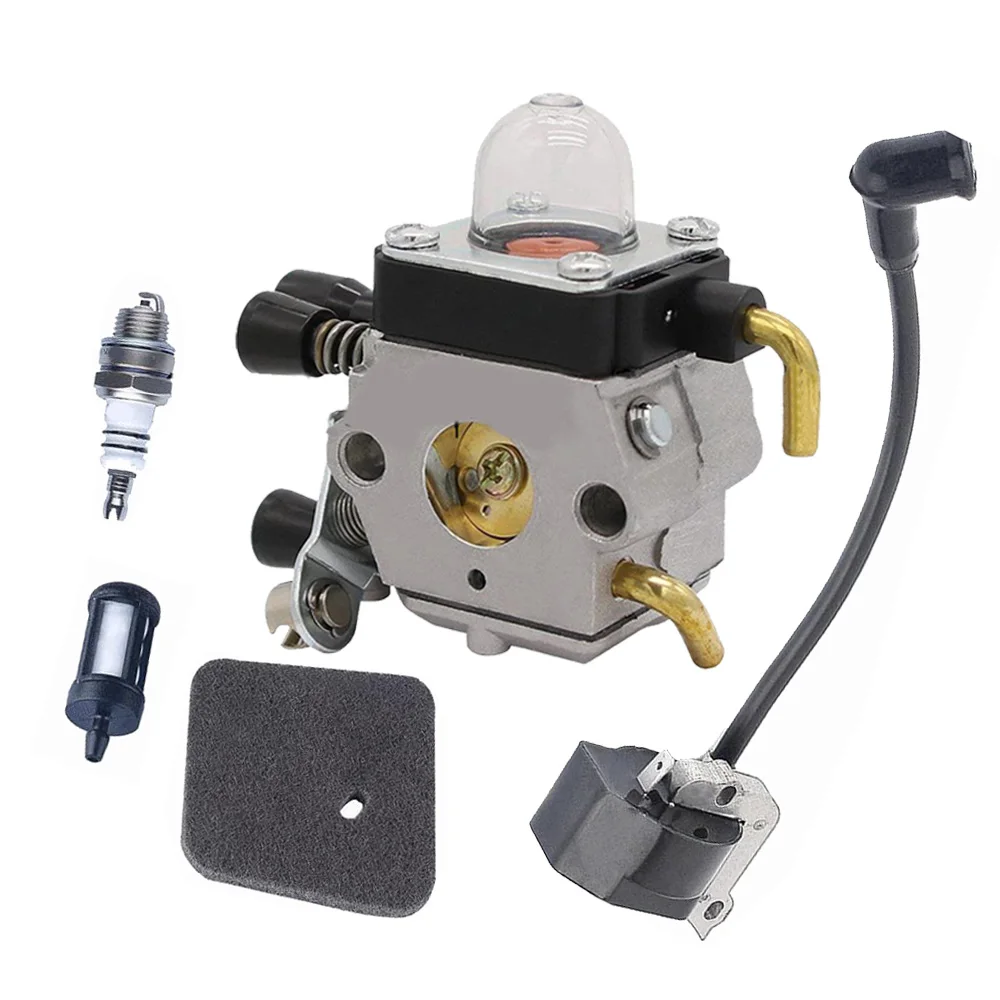 

1 set Chainsaw Carburetor Ignition Coil Fuel Filter for S/tihl FS38 FS45 FS46 Chainsaw Carburetor Replacement parts