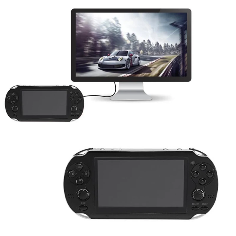 

Handheld Game Console 8GB Memory 32 Bit portable video game built-in 1000 free games for PSP Joystick Player Support TV Out Put