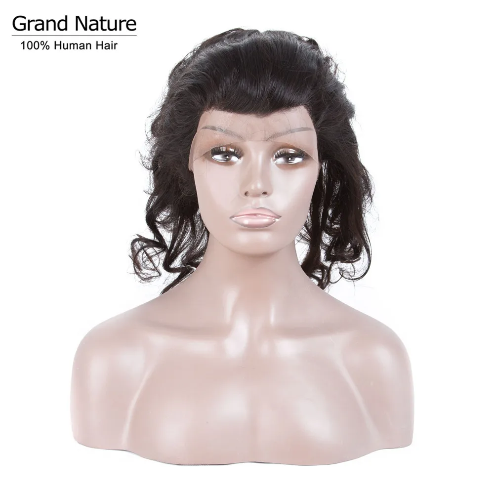 Бразильские свободные волнистые волосы, пучок с 360 фронтальным закрытием, предварительно сорванные Remy человеческие волосы с линией волос, французская волна 4 шт