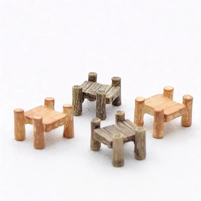 

3pcs/lot Mini Bridge Miniatures Decorative Resin Craft Figurines Bonsai Doll House Fairy Garden Ornaments Home Decoration