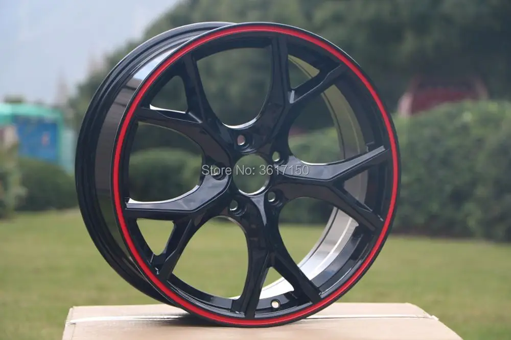 17x7.5J колесные диски PCD 5x114 3 центр Broe 64 1 ET42 с колпачками ступицы|Диски колёсные| |