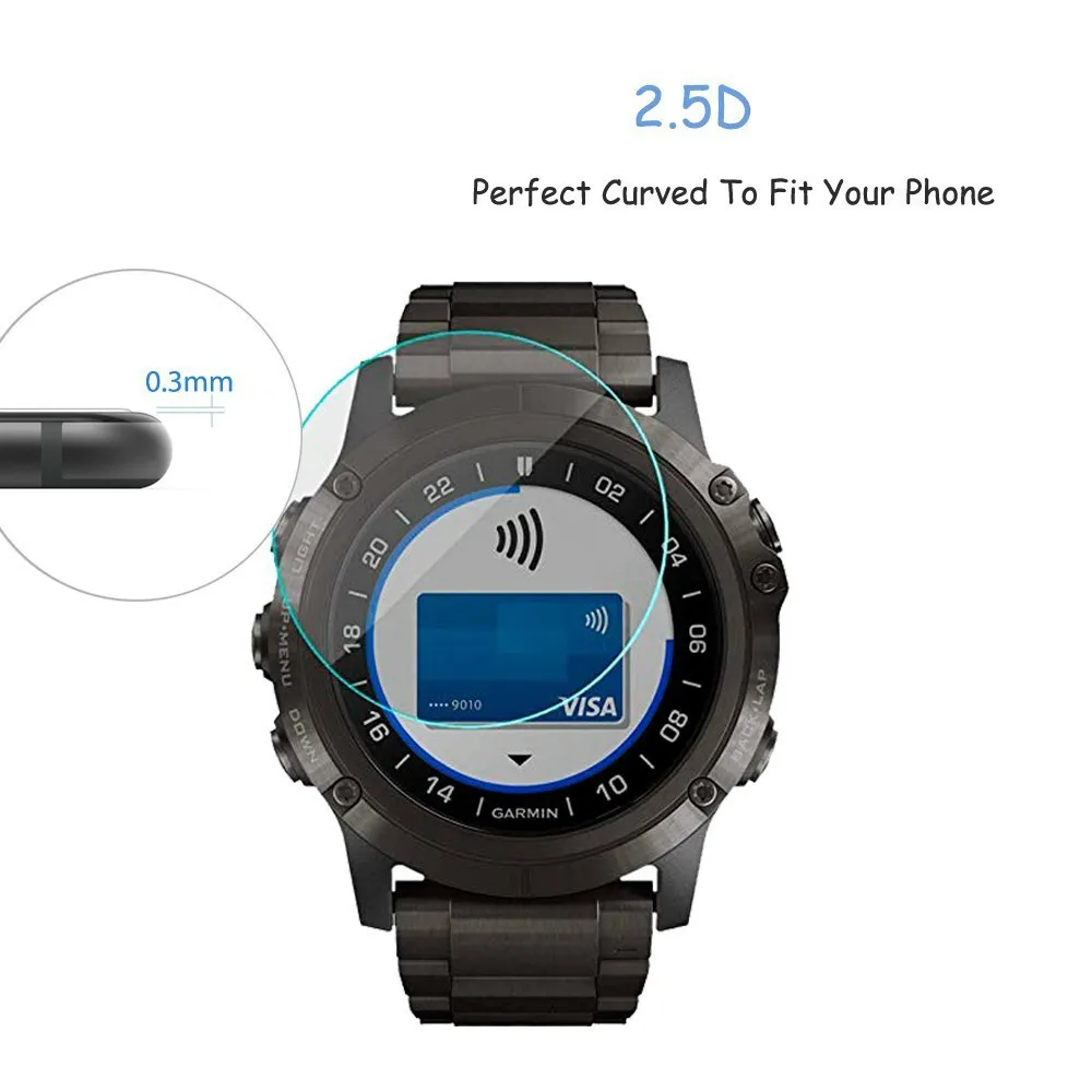 2 шт. для Garmin D2 Delta PX Bravo Smart Watch0.3mm 2.5D Закаленное стекло Защита экрана ЖК защитная