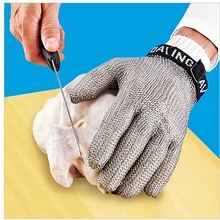 Whitting davis из нержавеющей стали, металлическая сетка, стальная цепь, перчатки для резки мяса, перчатки glvoe EN388