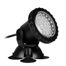 IP68 RGB бассейн фонтан лампы 36 светодиодный подводный источник света высоко водонепроницаемый резервуар и аквариум пейзаж ЕС розетка для лампы