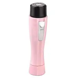 Женский портативный мини-Электрический эпилятор подмышек ноги розовый безболезненный 1 х АА батарея (не входит в комплект) удаление волос
